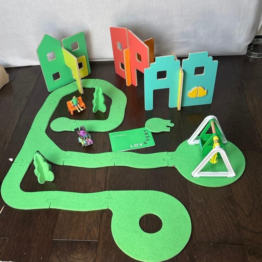 Lovevery Wooden Foam Modular Village Playset